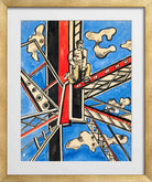 Fernand Léger, Étude pour ‘Les Constructeurs’ — gold frame
