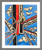 Fernand Léger, Étude pour ‘Les Constructeurs’ — light grey frame