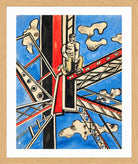 Fernand Léger, Étude pour ‘Les Constructeurs’ — oak frame