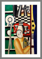 Fernand Léger, Femme dans un jardin — light grey frame