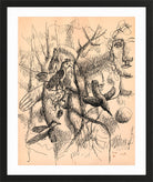 Fernand Léger, Femme et oiseaux — black frame