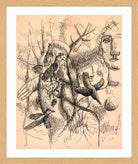 Fernand Léger, Femme et oiseaux — oak frame