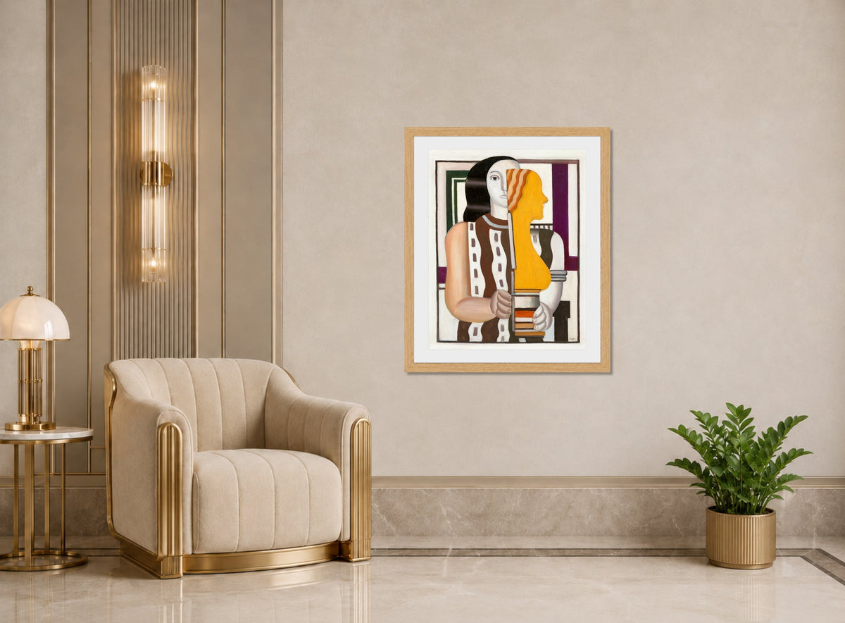 Fernand Léger, Femme portant une statuette — art deco roomset