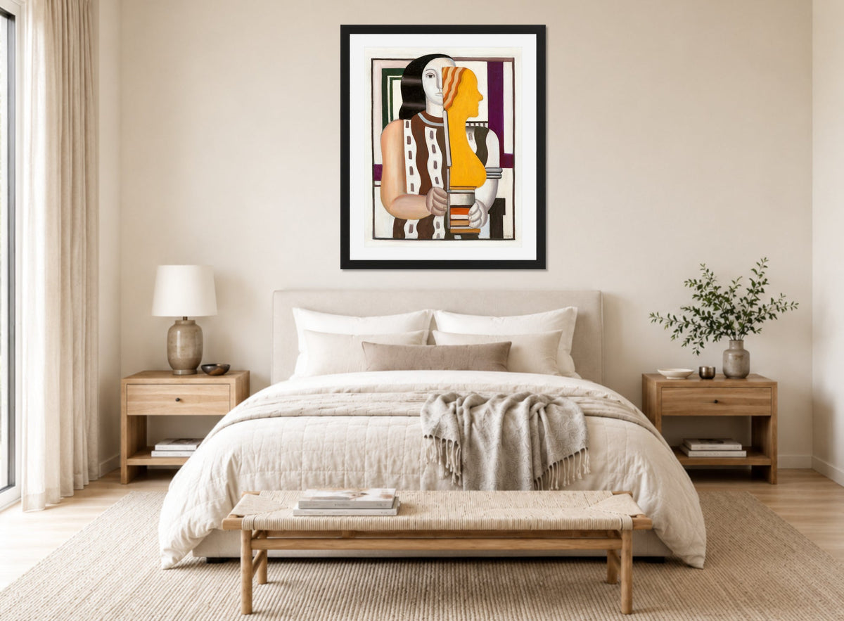 Fernand Léger, Femme portant une statuette — bedroom