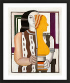 Fernand Léger, Femme portant une statuette — black frame