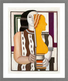 Fernand Léger, Femme portant une statuette — light grey frame