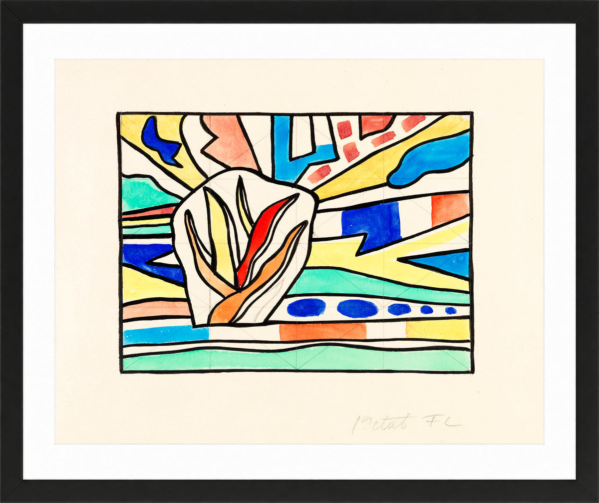 Fernand Léger, Gaz de France — black frame