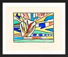Fernand Léger, Gaz de France — black frame