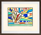 Fernand Léger, Gaz de France — brown frame