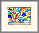 Fernand Léger, Gaz de France — light grey frame