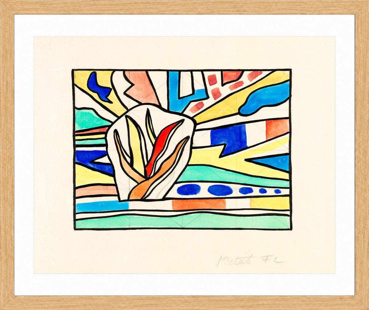 Fernand Léger, Gaz de France — oak frame