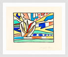 Fernand Léger, Gaz de France — white frame