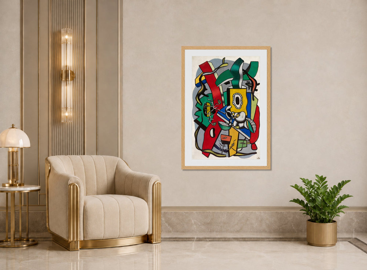 Fernand Léger, Grande nature morte — art deco roomset