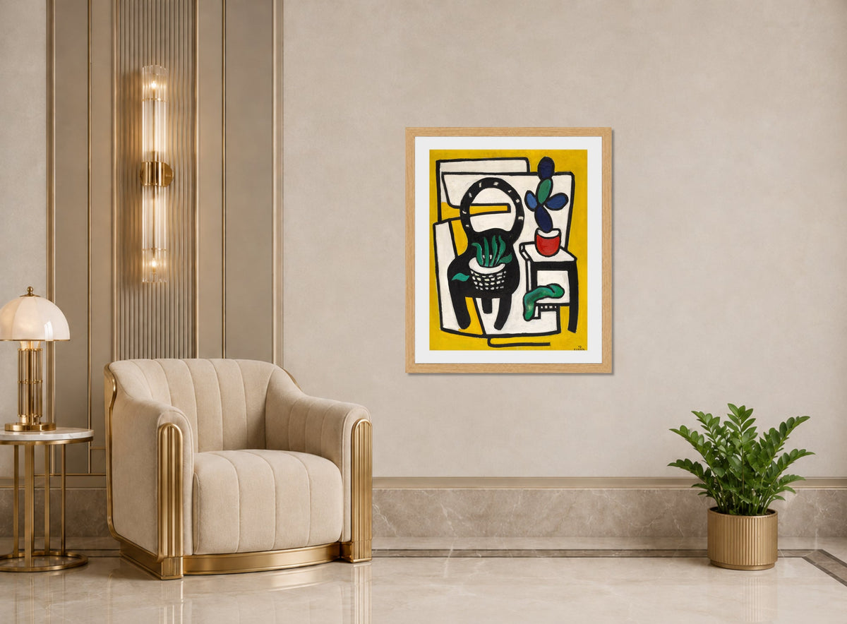 Fernand Léger, La Chaise noire — art deco roomset