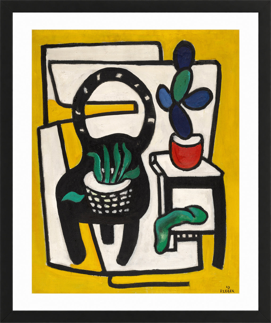 Fernand Léger, La Chaise noire — black frame