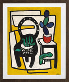 Fernand Léger, La Chaise noire — brown frame