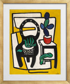 Fernand Léger, La Chaise noire — gold frame