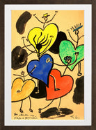 Fernand Léger, La Danse — brown frame