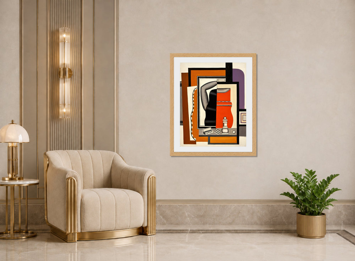 Fernand Léger, La femme à la toilette — art deco roomset