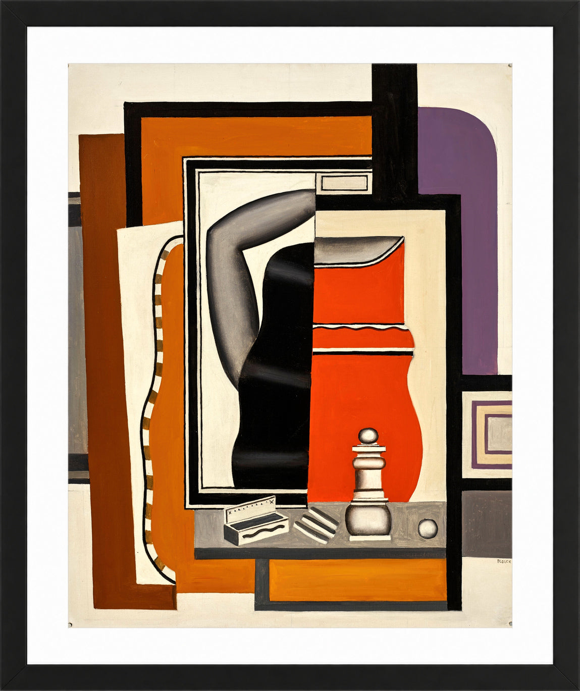 Fernand Léger, La femme à la toilette — black frame
