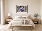 Fernand Leger Print, La femme et l'enfant (Mother and Child) displayed above a bed