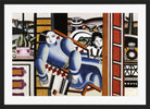 Fernand Leger Print, La femme et l'enfant (Mother and Child) in a black frame