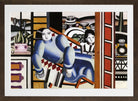 Fernand Leger Print, La femme et l'enfant (Mother and Child) in a brown frame