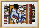 Fernand Leger Print, La femme et l'enfant (Mother and Child) in a gold frame