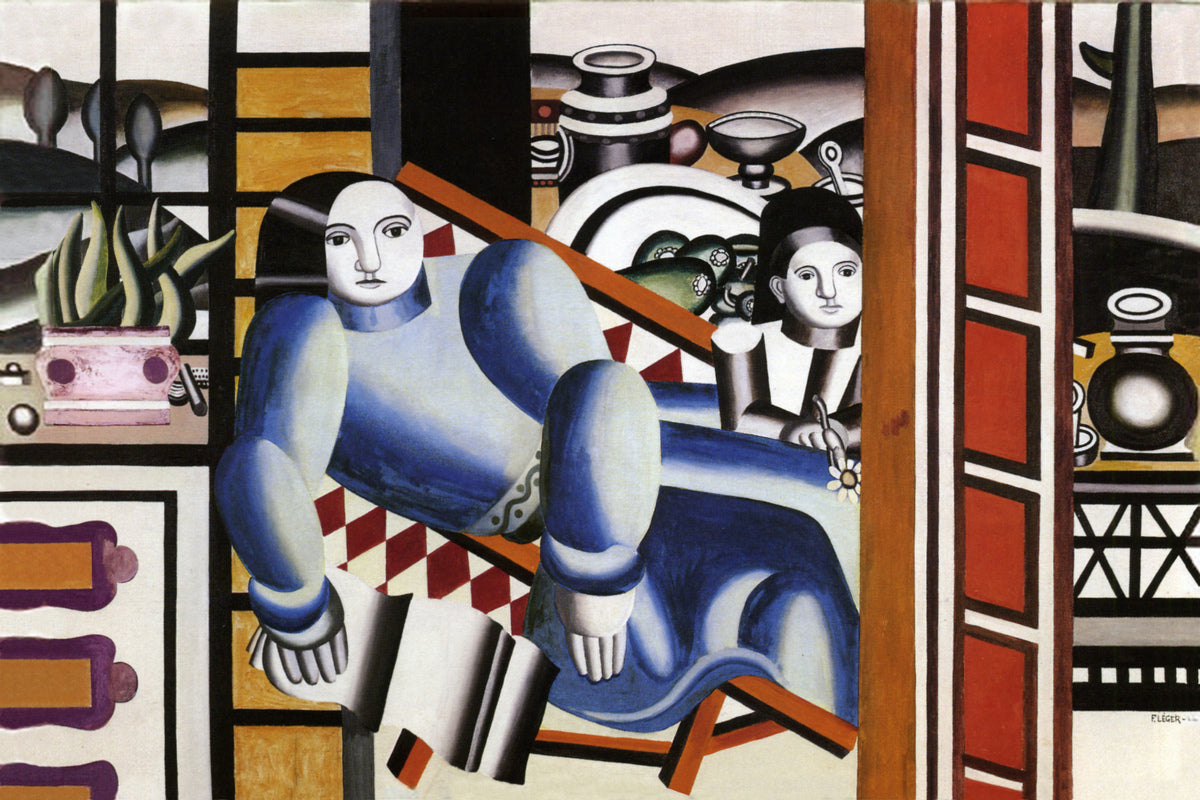Fernand Leger Print, La femme et l'enfant (Mother and Child) as an unframed print
