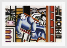Fernand Leger Print, La femme et l'enfant (Mother and Child) in a white frame