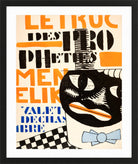 Fernand Léger, La Fin du monde — Typographic Illustration — black frame