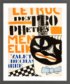 Fernand Léger, La Fin du monde — Typographic Illustration — dark grey frame