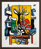 Fernand Léger, La fleur noire — brown frame