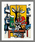 Fernand Léger, La fleur noire — light grey frame