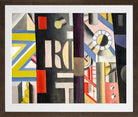 Fernand Léger, La Gare — brown frame