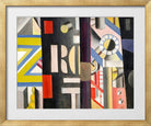 Fernand Léger, La Gare — gold frame