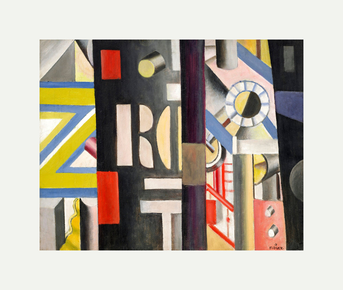 Fernand Léger, La Gare — rolled canvas