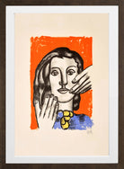 Fernand Léger, La Grande Margot — brown frame