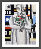 Fernand Léger, La Jeune fille au bouquet — dark grey frame