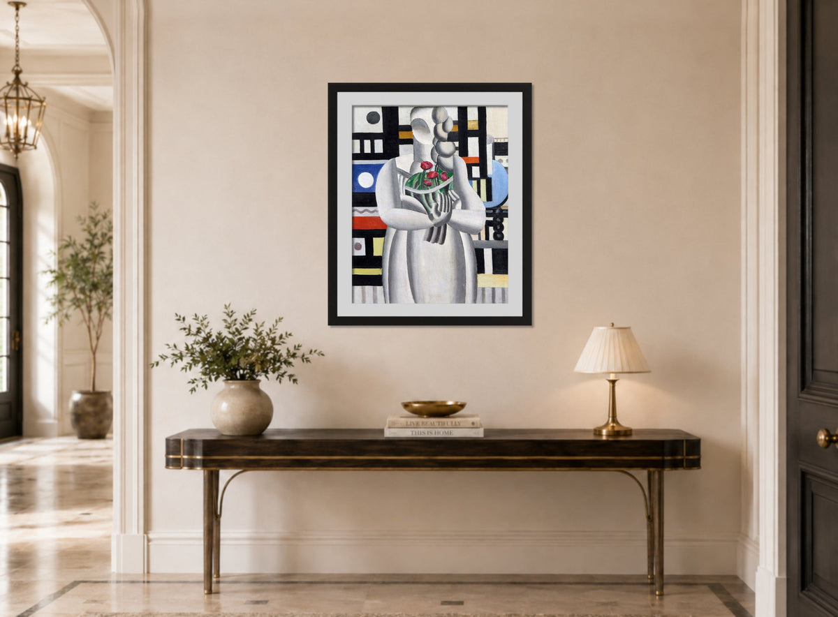 Fernand Léger, La Jeune fille au bouquet — hallway