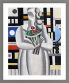Fernand Léger, La Jeune fille au bouquet — light grey frame