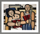 Fernand Léger, La Lecture — light grey frame