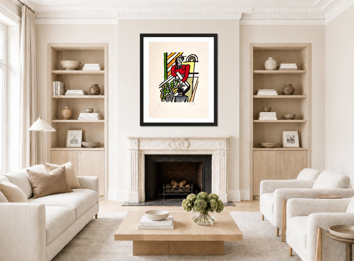 Fernand Léger, La Marchande des quatre-saisons — living room roomset