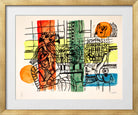 Fernand Léger, La Marchande d’oiseaux — gold frame
