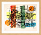 Fernand Léger, La Marchande d’oiseaux — oak frame