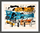 Fernand Léger, La Piscine — dark grey frame