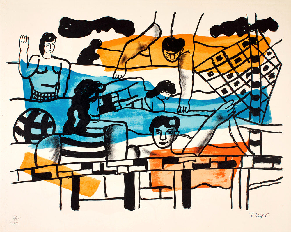 Fernand Léger, La Piscine — unframed