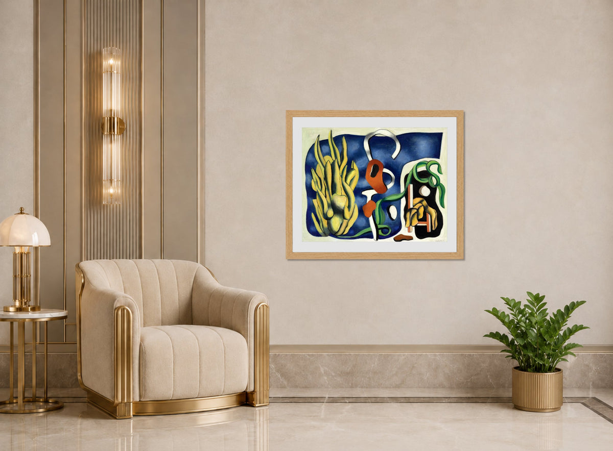 Fernand Léger, La plante jaune — art deco roomset