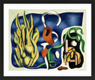 Fernand Léger, La plante jaune — black frame