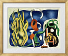 Fernand Léger, La plante jaune — gold frame